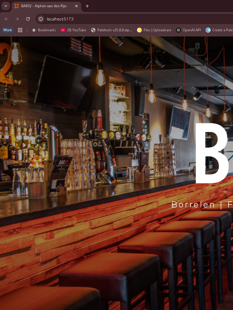 Maatwerk website voorbeeld